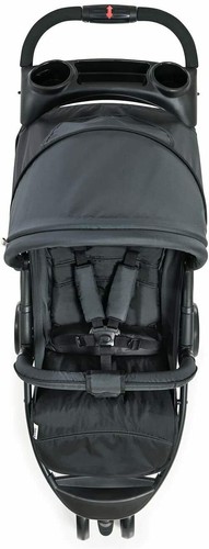 New Hauck Citi Neo II 3 Wheel Pushchair Pram Buggy upto 4 Years in Caviar BLACK - Picture 3 of 6