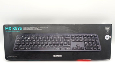 Logitech MX Keys Kabellose AZERTY Französisch Tastatur - Grafit OHNE DONGLE