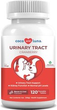 Cranberry For Dogs - 120 Chewable Tablets - Urinary Tract Support, Bladder Suppo