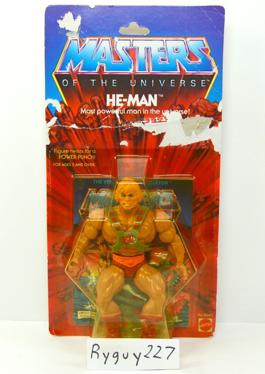 MOTU, He-Man, 8-back, Masters of the Universe, MOC, sealed