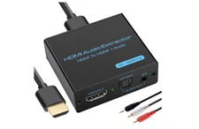 Convertidor De Audio Digital A Analogo Para Tv Con Cable Optico Coax 3.5mm Y NEW