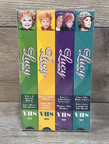 The Lucy Show VHS 4 Tape Set 1998 Vintage (4 VHS; 8 Episodes) FACTORY SEALED - Picture 3 of 9