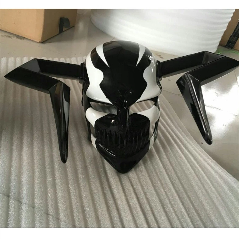 Máscara facial completa Bleach kurosaki Ichigo Tensa Bankai Cosplay casco utilería de Halloween Foto 3 de 4