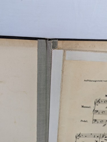 Antique Bound 1800's Sheet Music Josef Rheinberger OP 137 fur Orgel Concert Book - Picture 5 of 11