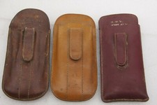 (3) Eyeglass Cases from Dr Harold Toy Optometrist of Shelburne Falls MA VINTAGE