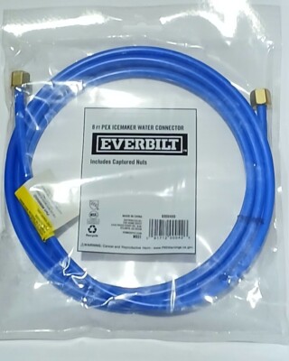 Everbilt 8' Ft. Pex Icemaker Water Connector Blue 69004HD SEALED NEW 