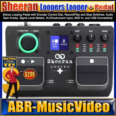 Sheeran Loopers Looper + Pedal/ 1 Year Warranty, Authorized Dealer