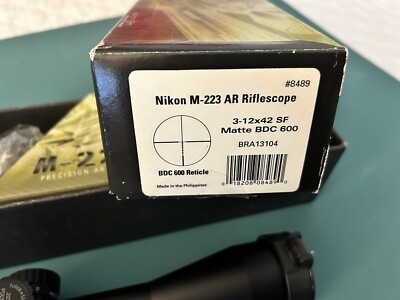 Nikon M-223 3-12x42SF Rifle Scope for sale online | eBay