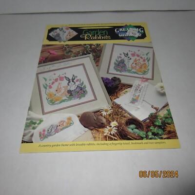 Garden Full Of Rabbits Great Big Graphs Counted Cross Stitch Patterns Charts