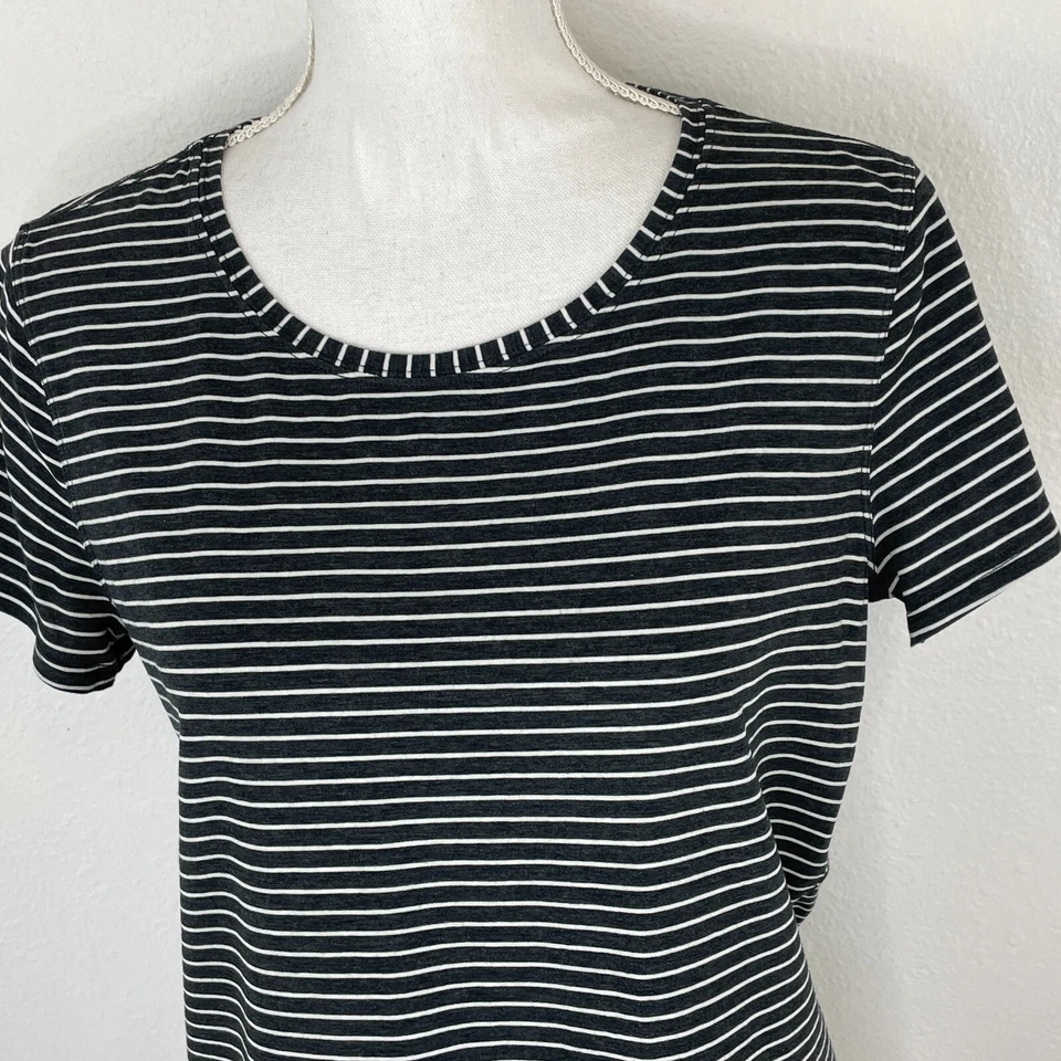 Camiseta Lululemon Love Crew para mujer talla 8? III Hype Raya Gris Negro Blanco Foto 2 de 4