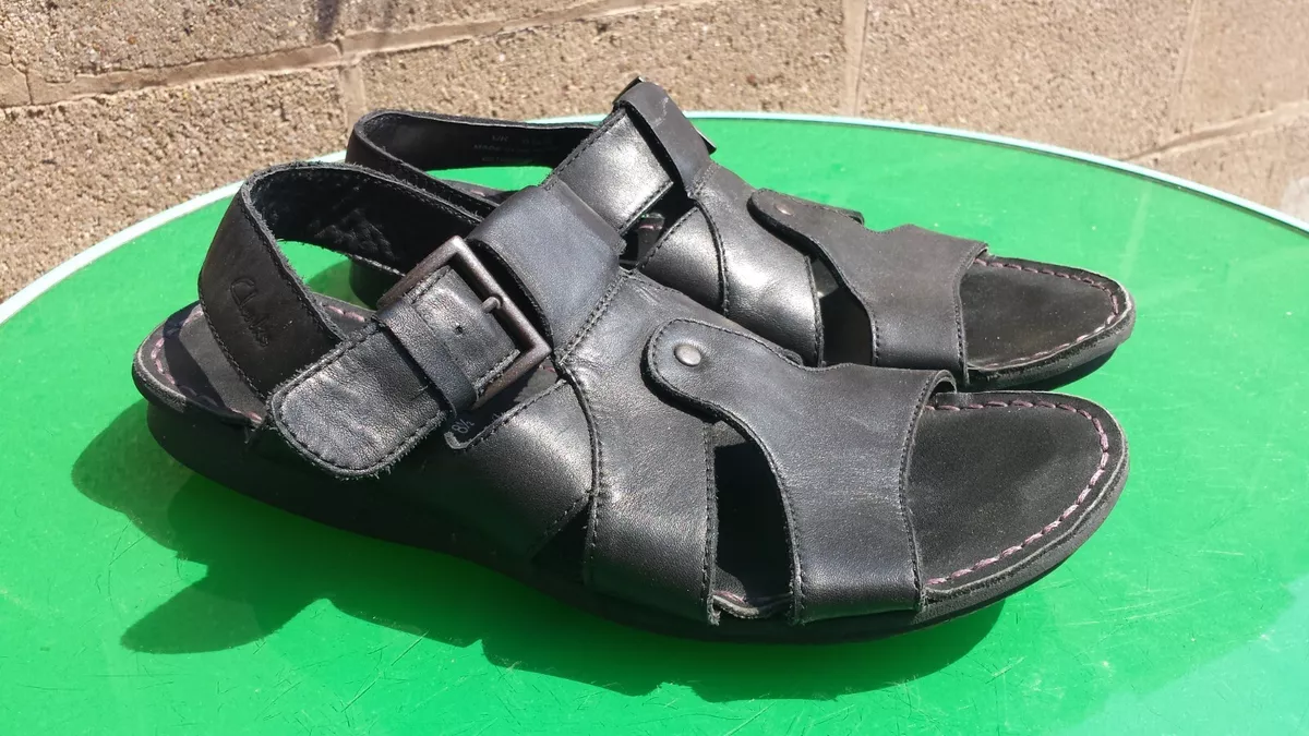 Clarks mens sales sandals ebay
