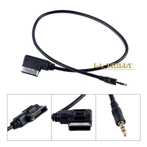 Audio Interface AMI MMI 3.5mm Jack Aux MP3 Cable For Audi A3 A4 A5 A6