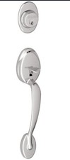 Schlage F58PLY625 Plymouth Bright Chrome Outside Handleset