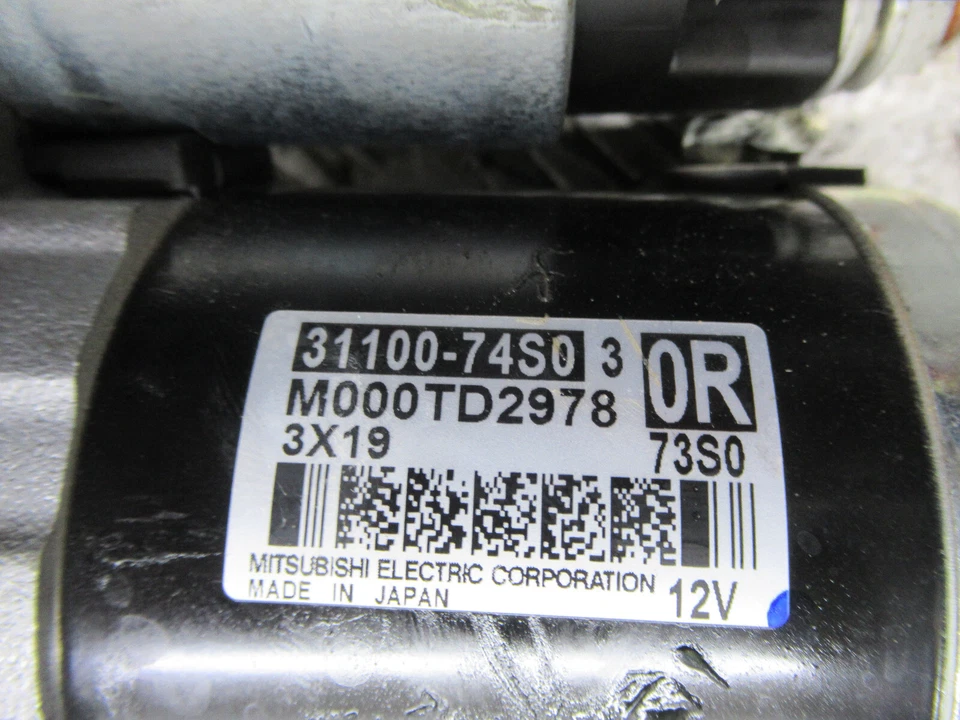 MOTOR DE ARRANQUE SUZUKI S-CROSS BOOSTERJET AKK 1.4 HYBRID MANUAL MK1 2024 REF10389 Foto 3 de 4