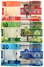 Gambia 5, 10, 20 Dalasis 2019 Banknote World Paper Money UNC Currency Bill Note