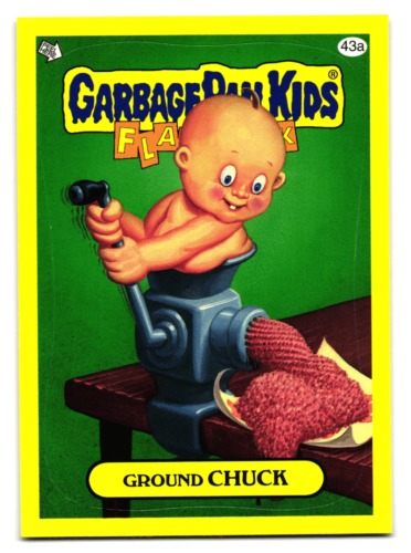 Ground CHUCK 43a 2011 Topps Garbage Pail Kids Flashback Series 3 Sticker GPK - Picture 1 of 2