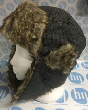 Mens Womens Unisex Trapper Warm Winter Thermal Hat Grey Colour One Size