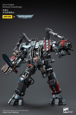Fertig! JoyToy Warhammer 40K 1:18 Grey Knights Nemesis Dreadknight Mecha auf Lager