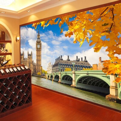 3D British Big Ben ZHUA1561 Wallpaper Wall Murals Removable Self-adhesive Ann 24