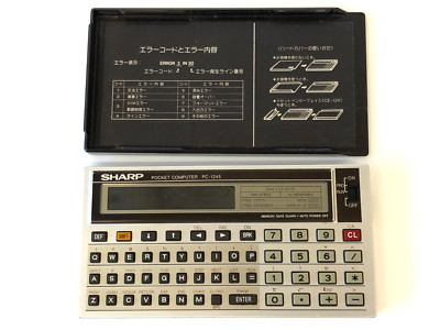 Used SHARP Pocket Computer PC-1245 Not Working  From Japan Junk As is