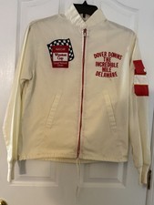 Vintage Nascar Dover Downs Winston Cup Lightweight Jacket 1970's Small