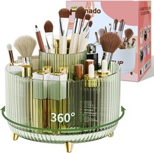 360  Rotate Makeup Brush Holder Organizer, Makeup Organizers Countertop, Make...