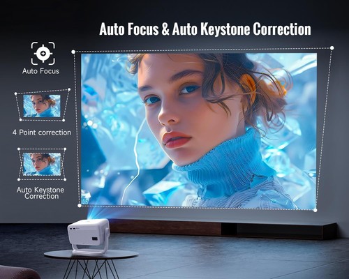 ✅ Netflix Licensed Android 13 Smart Projector 1080P 4K Support – RRP £299.99 - Picture 4 of 6