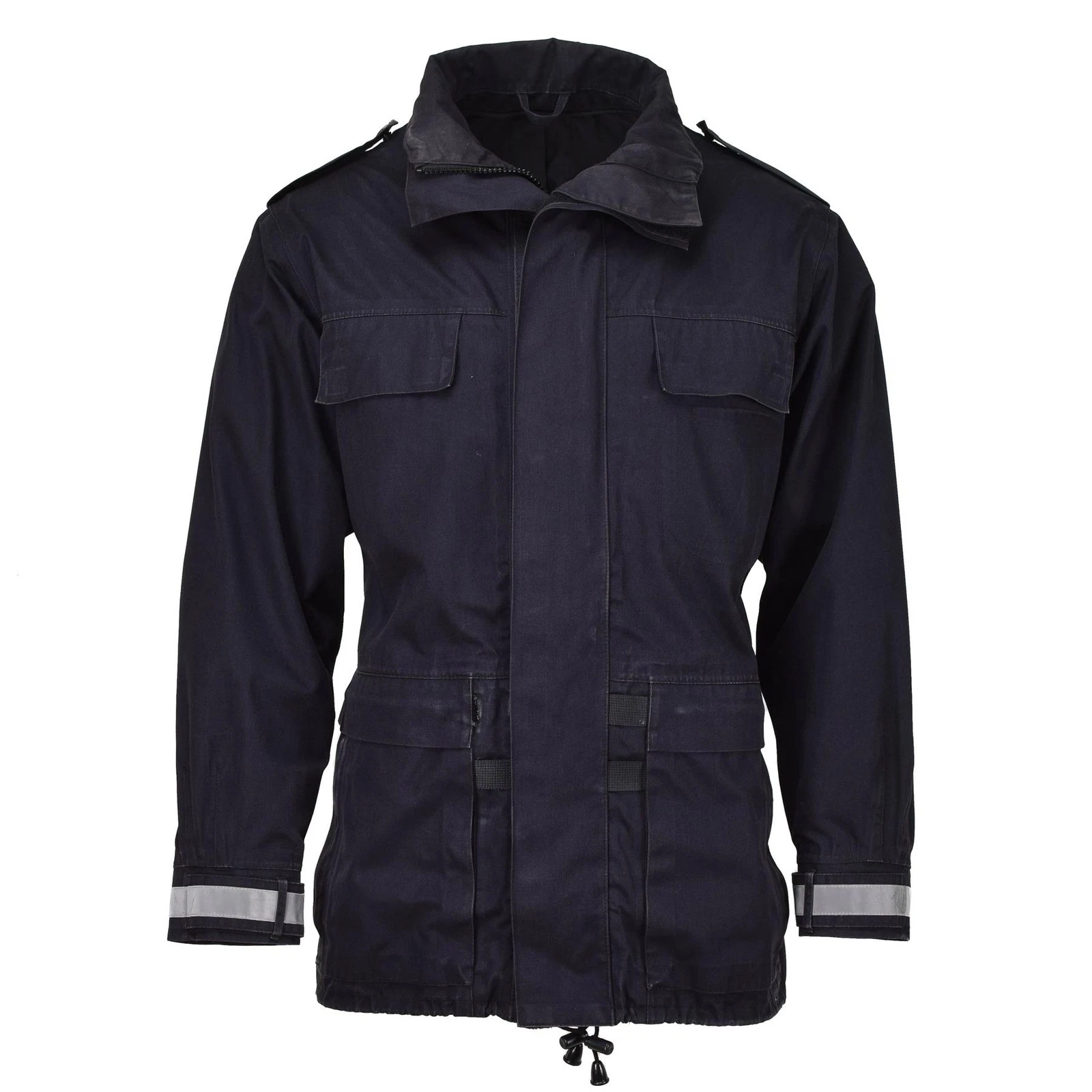 Genuine Dutch Army Rain Jacket Waterproof Wet Weather Parka Black