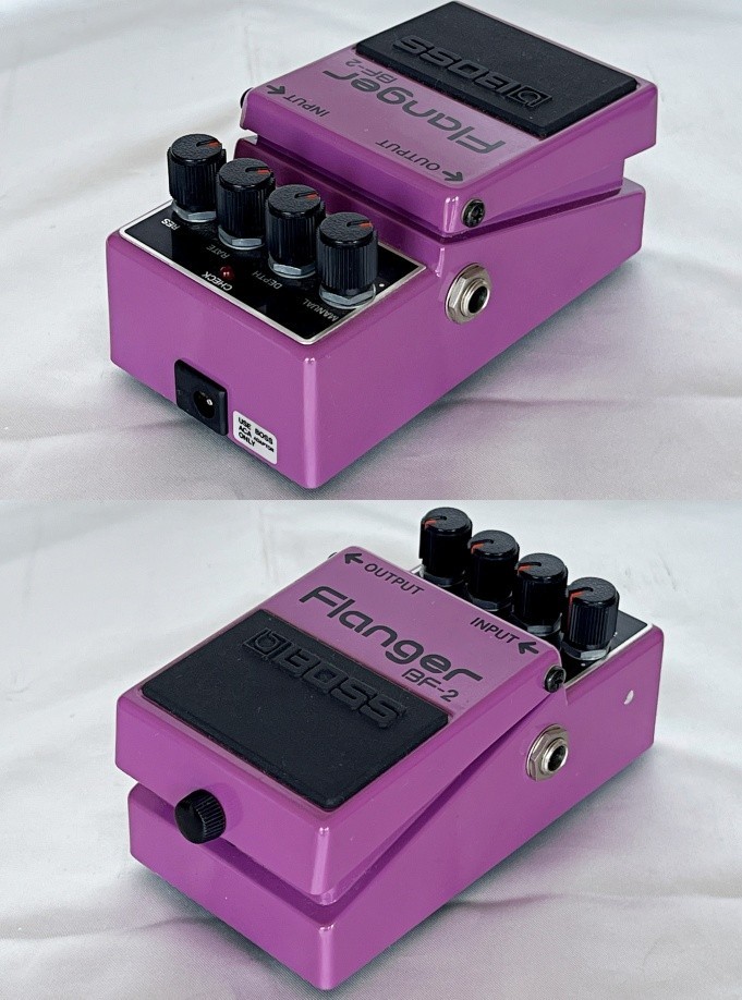 BOSS BF-2 Flanger 1985 W/Box Vintage Guitar Pedal Made in japan