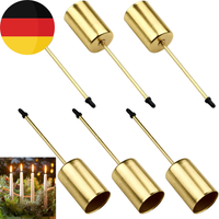 6Pcs Kerzenhalter Gold, Metall Stabkerzenhalter KerzentüLlen Mit Dorn | Kerzenha