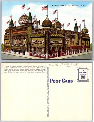 Mitchell Corn Palace Mitchell SD Postcard