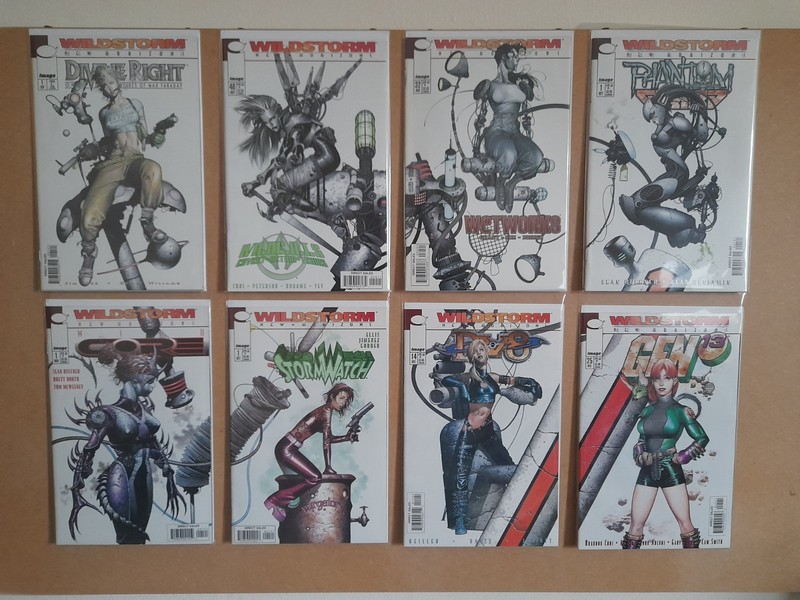 Wildstorm New Horizons - 8 Variant Cover lot, Gen 13 Wetworks DV8 Stormwatch