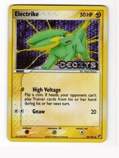 Electrike 59/107 Common Deoxys Pokemon Reverse Holo Moderately Played on eBay