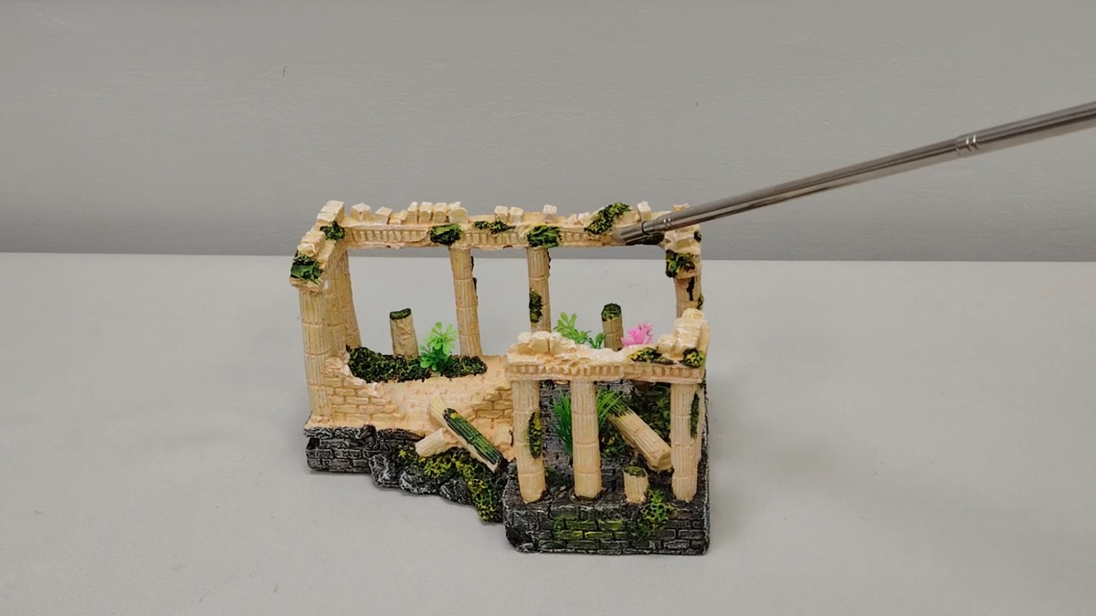 Fixture Displays Ancient Ruins Ornament for Aquarium Fish Tank