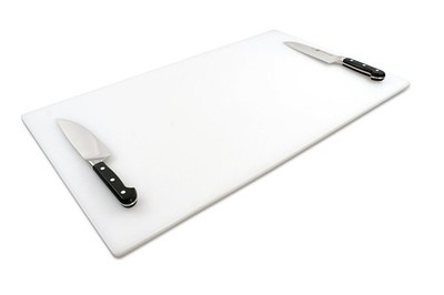 Cutting Boards For Kitchen 30 X 18 X 0.5'' White Color Coded Plastic Cutting Boar