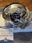 MARCUS ALLEN Signed RAIDERS CHROME SPEED MINI HELMET W/ HOF 03 Inscription Auto