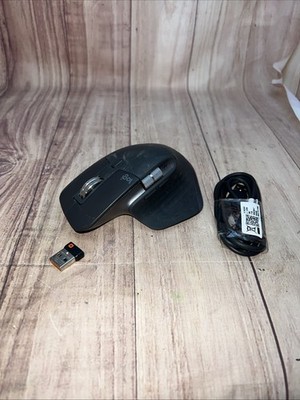 Logitech MX Master 3S for Mac Wireless Bluetooth Mouse 8000 DPI Black MR0100