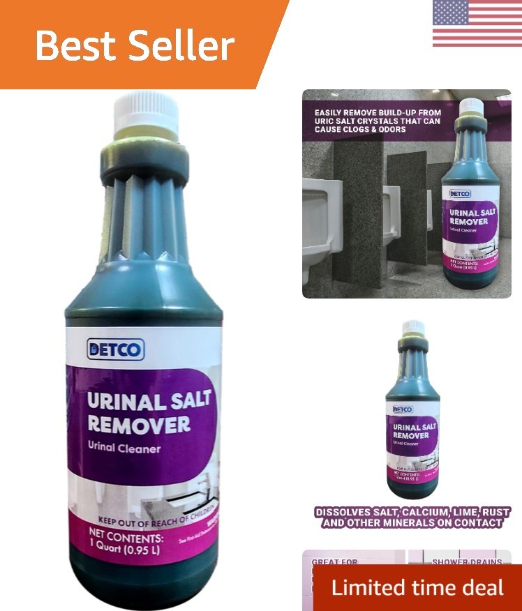 Industrial Strength Urinal Salt and Rust Remover - 1 Quart Non-Hazardous Formula-image