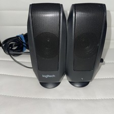 Logitech Stereo Speakers Black S120 4.4 Watt 2.0 880-000403 PC  Mac Tested