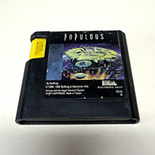 Electronic Arts Populous Series Game Cartridge for Sega Genesis Populous