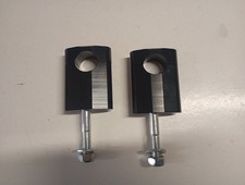 Kit rialzi manubrio 28 mm Nero Altezza 60 mm