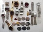 Compuchron lot of bracelet parts and used cases - for use of parts