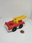 Vintage Fisher Price little people red fire truck