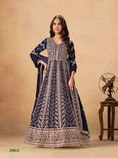 Classic Traditional Beautiful Full Stitched Long Anarkali Gown With Dupatta MA-2