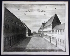 1726 Batavia Jakarta Java Indonesia Map Engraving Valentijn Asia