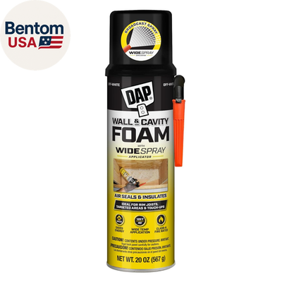 #ad Wall and Cavity Foam with Wide Spray Applicator Aerosol off White 20 Oz. 7565 $43.67