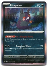 Pokemon Morpeko - HOLO Rare SV04: Paradox Rift 121/182 LP