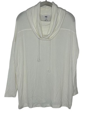 Jack By BB Dakota Early Riser Cowl Neck Dolan Sleeve  Top Ivory New Size XS