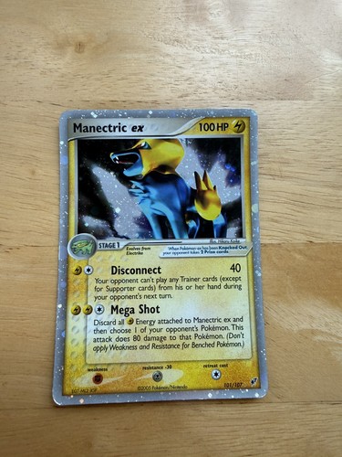 Manectric ex 101/107 Holo EX Rare Deoxys Pokemon LP+