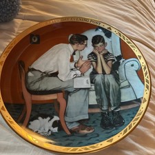 “The Facts Of Life” Norman Rockwell Plate